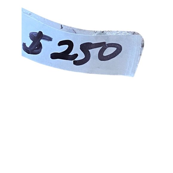 Native American Sterling Silver & Moonstone Cuff Bracelet With Swirl Design - Picture 14 of 14